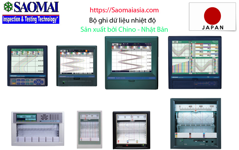 Bộ ghi dữ liệu nhiệt độ sử dụng rộng rãi nhất thị trường, bao gồm bộ ghi dữ liệu dạng điện tử và dạng cơ học.