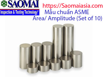 Mẫu chuẩn siêu âm theo tiêu chuẩn ASME với một bộ gồm 10 chi tiết